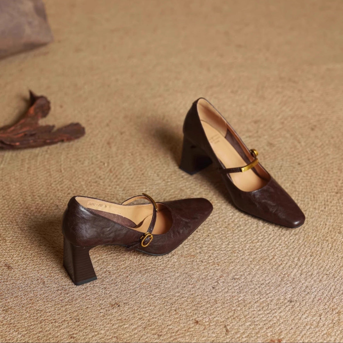 Maela | Leather-Look Heels