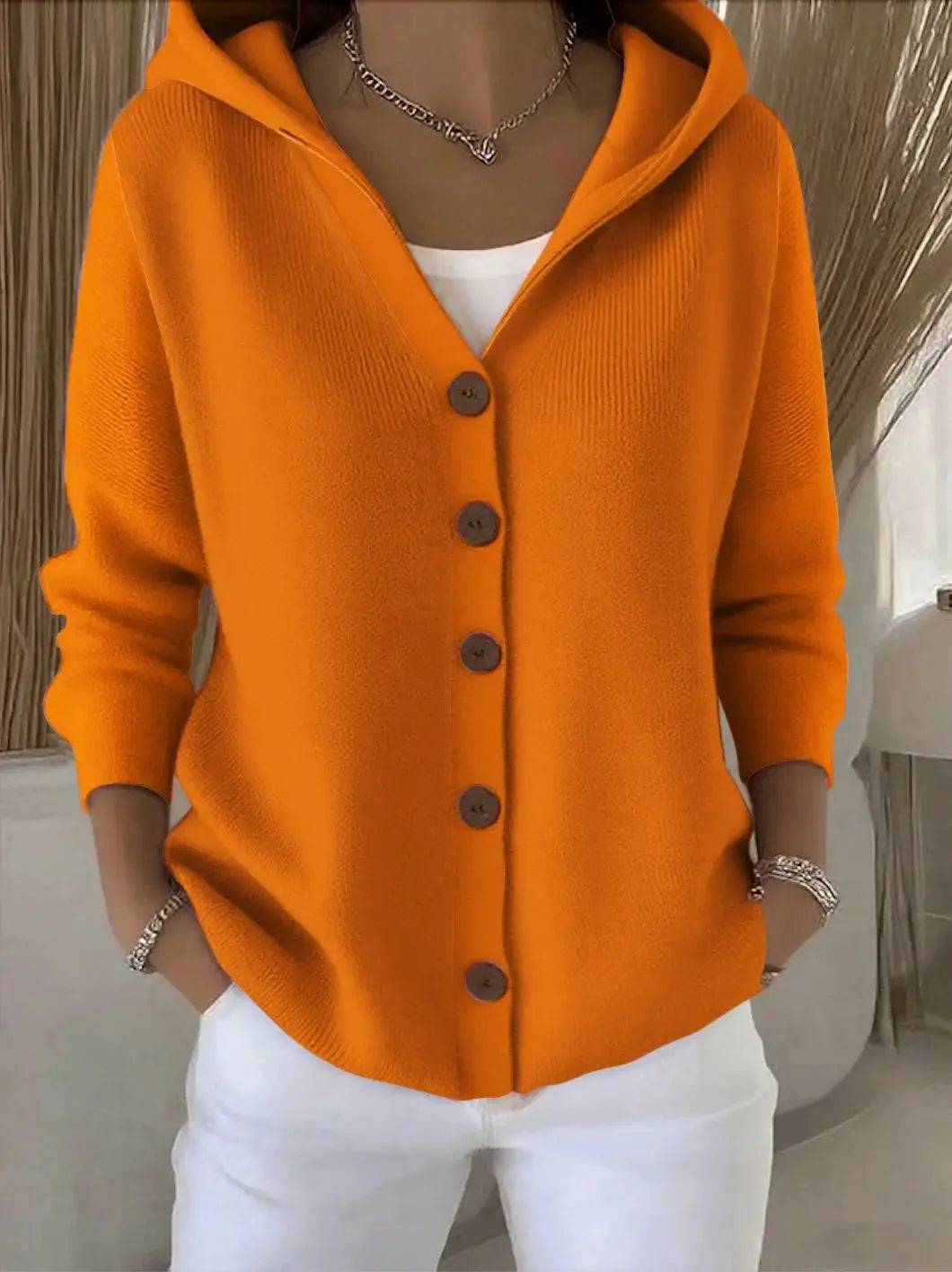 Rowena | Relaxed Hooded Cardigan