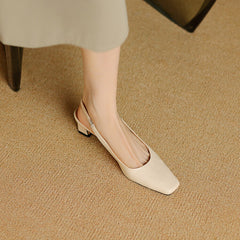 Ersa | Leather-Look Slingbacks