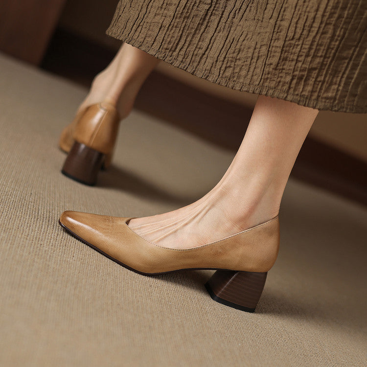 Zila | Leather-Look Heels