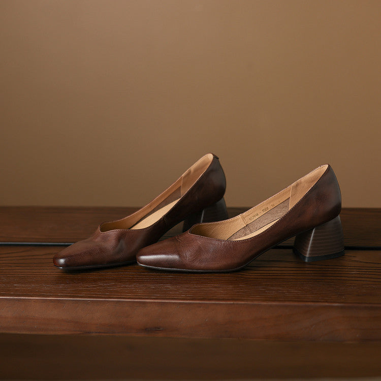 Zila | Leather-Look Heels