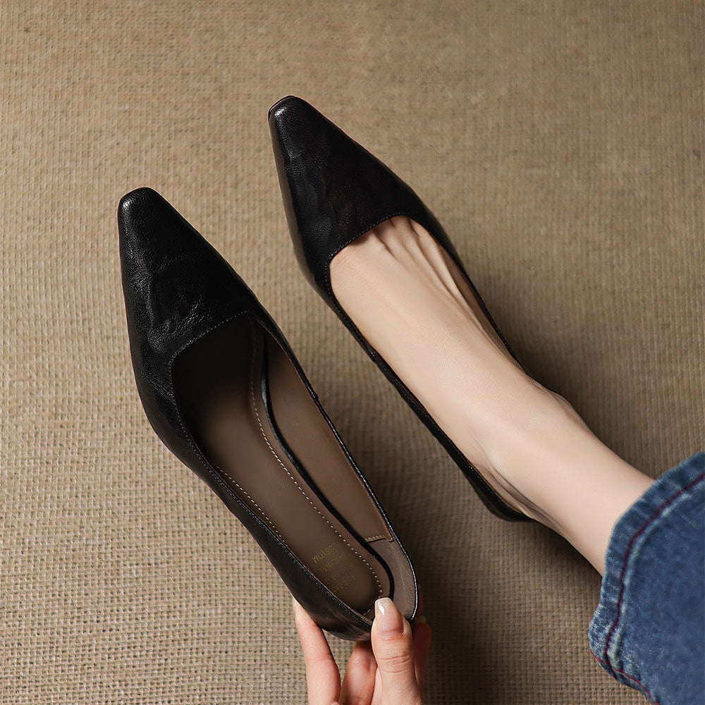 Zala | Leather-Look Heels