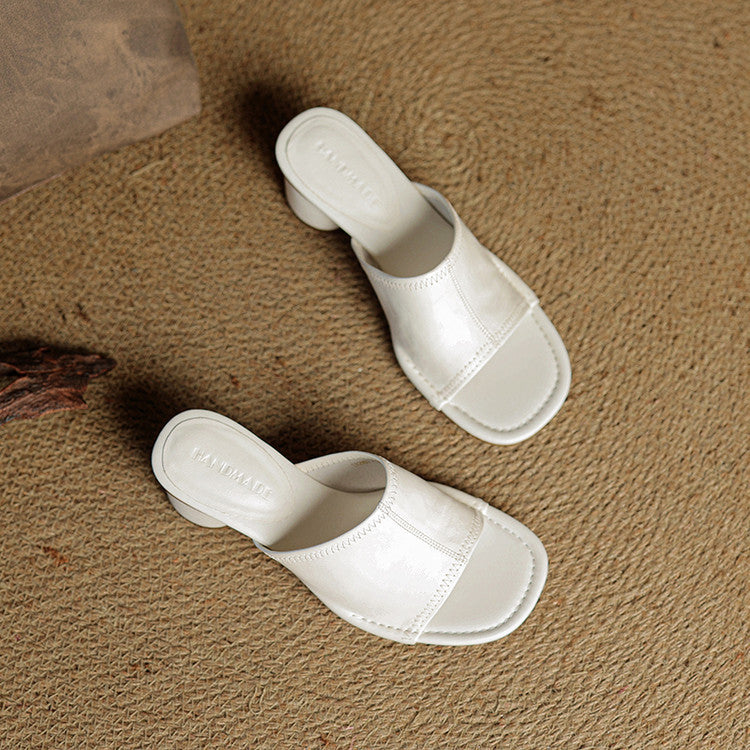 Amira | Leather-Look Mules