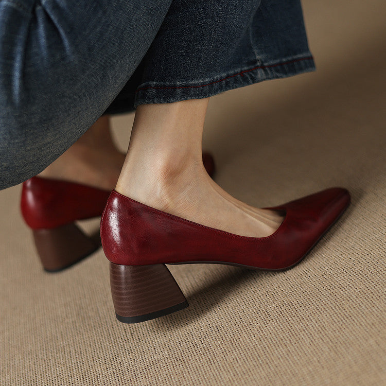 Zila | Leather-Look Heels