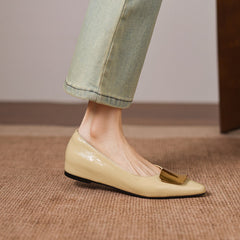 Lorea | Leather-Look Flats