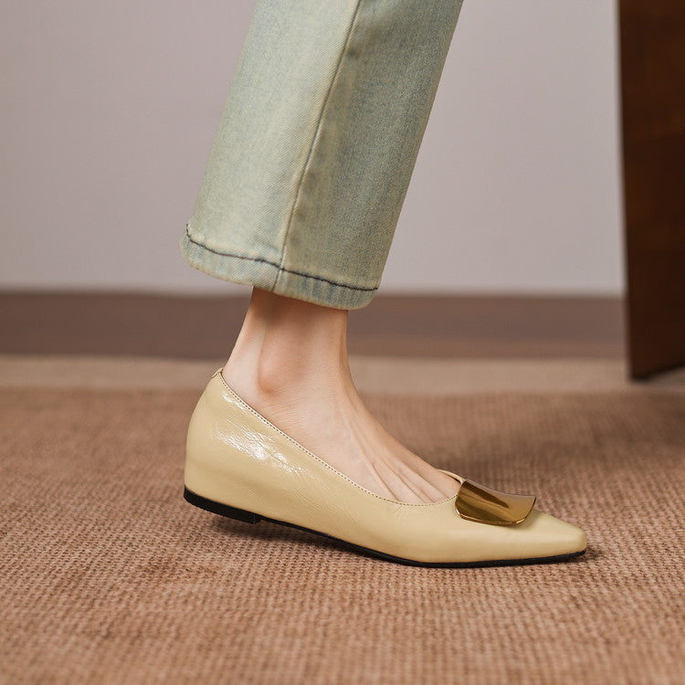 Lorea | Leather-Look Flats