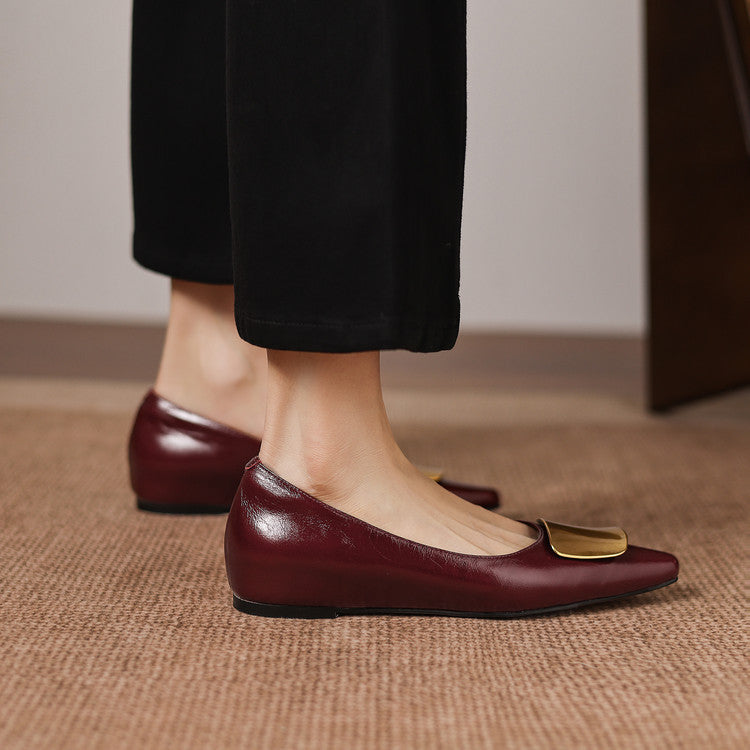 Lorea | Leather-Look Flats