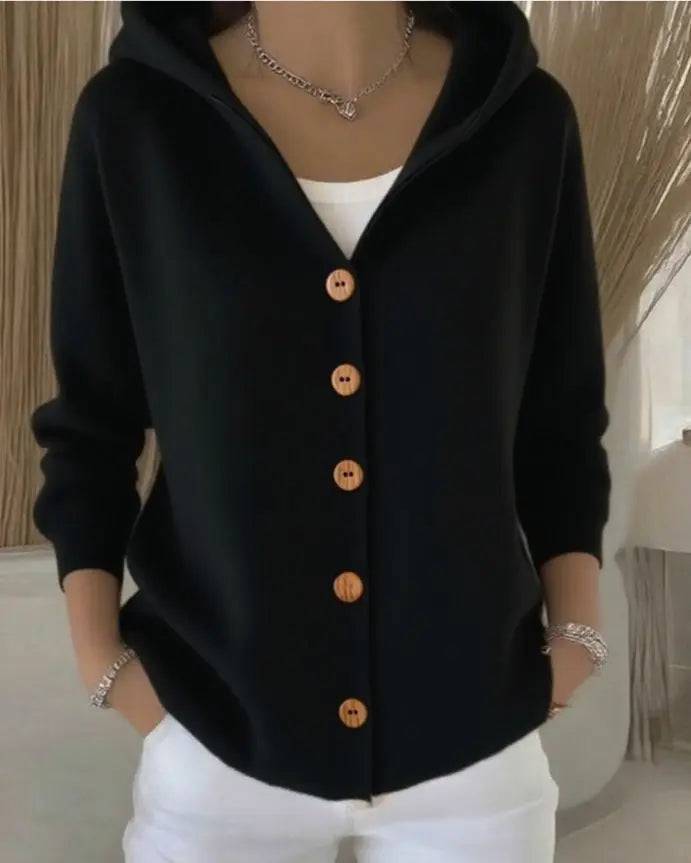 Rowena | Relaxed Hooded Cardigan