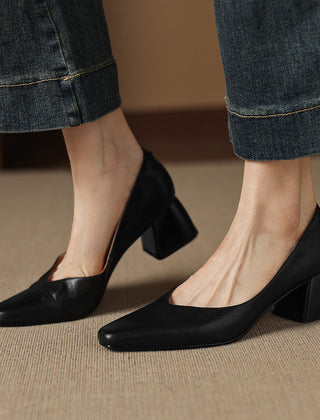 Zila | Leather-Look Heels