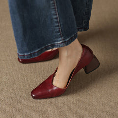 Zila | Leather-Look Heels