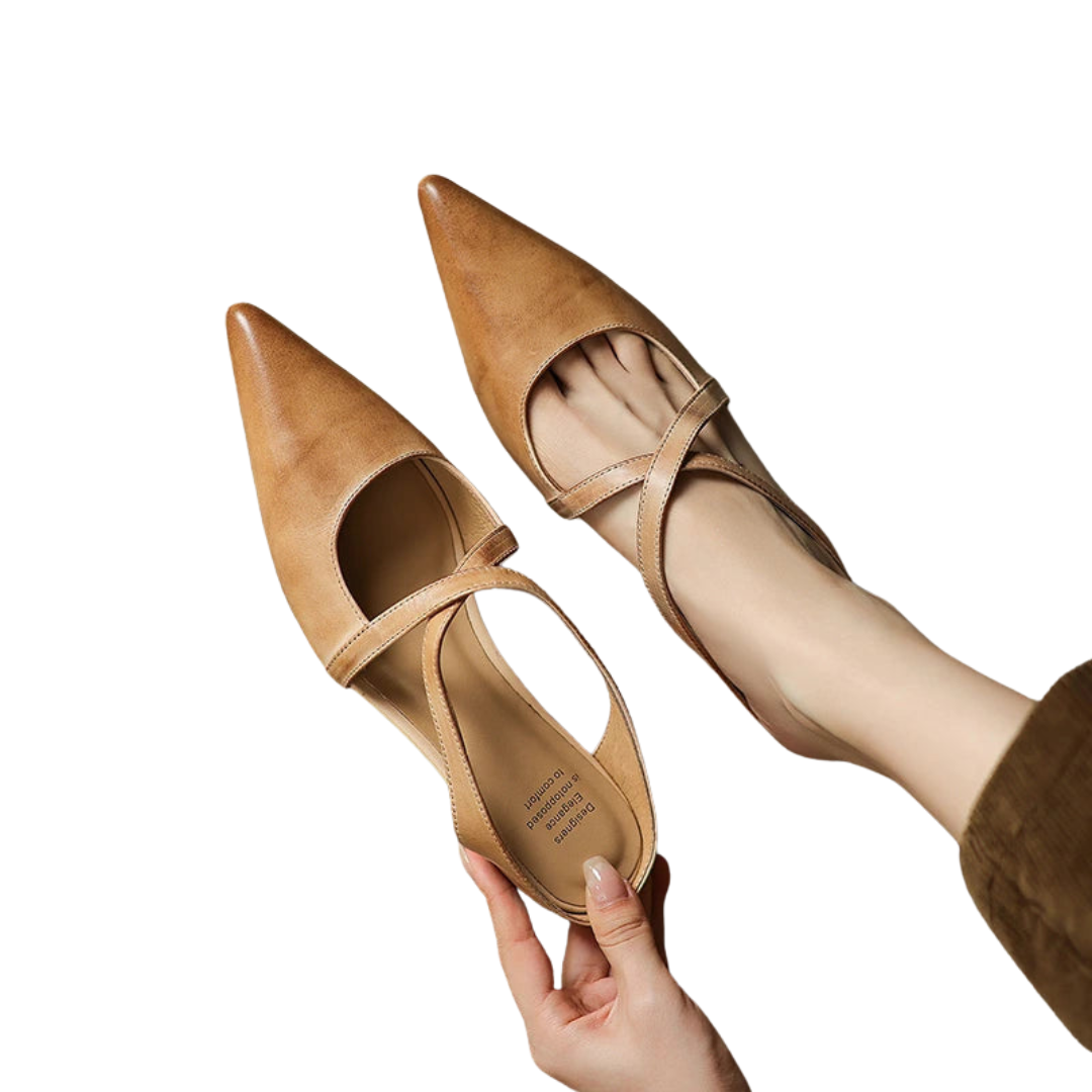 Aluna | Genuine Leather Mules