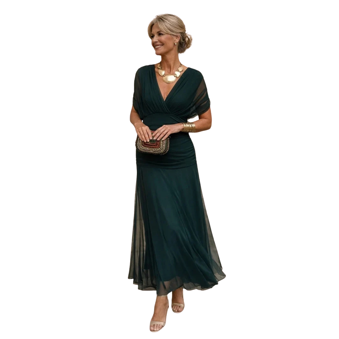 ELIZA | ELEGANT GREEN DRESS