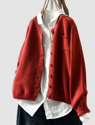 Lavinia | Relaxed Button-Up Cardigan