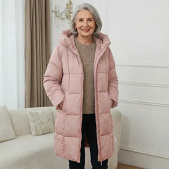 Iris | Long Padded Hooded Coat
