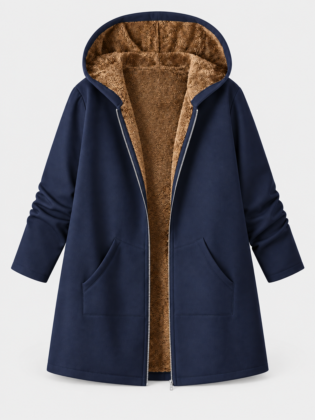 Evelyn | Cozy Hooded Coat