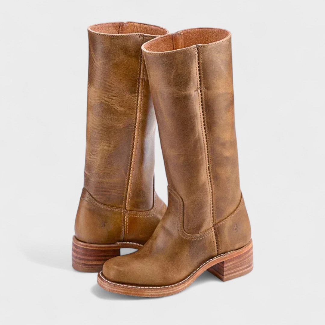 Rhonda | Vegan Leather Tall Boots