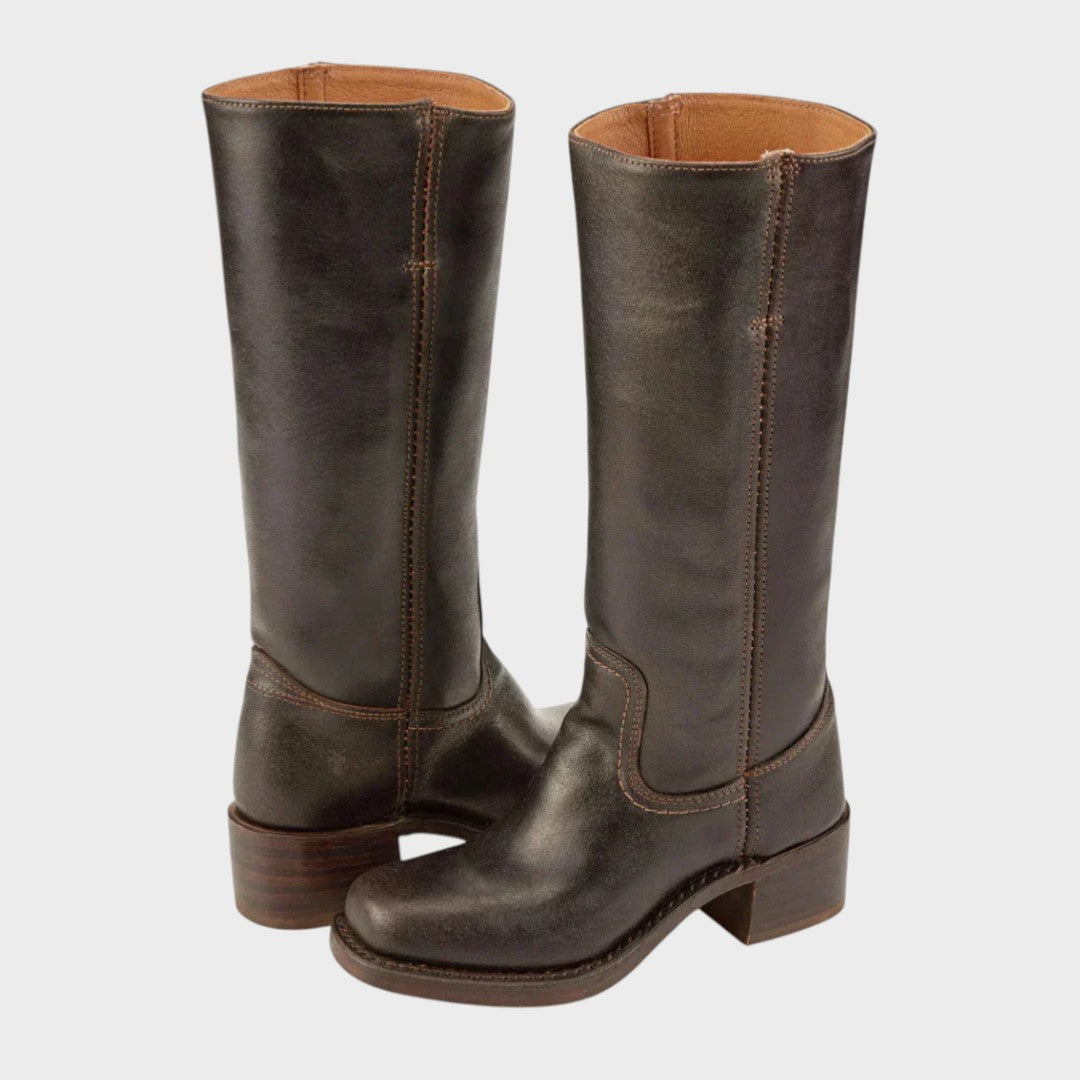 Rhonda | Vegan Leather Tall Boots