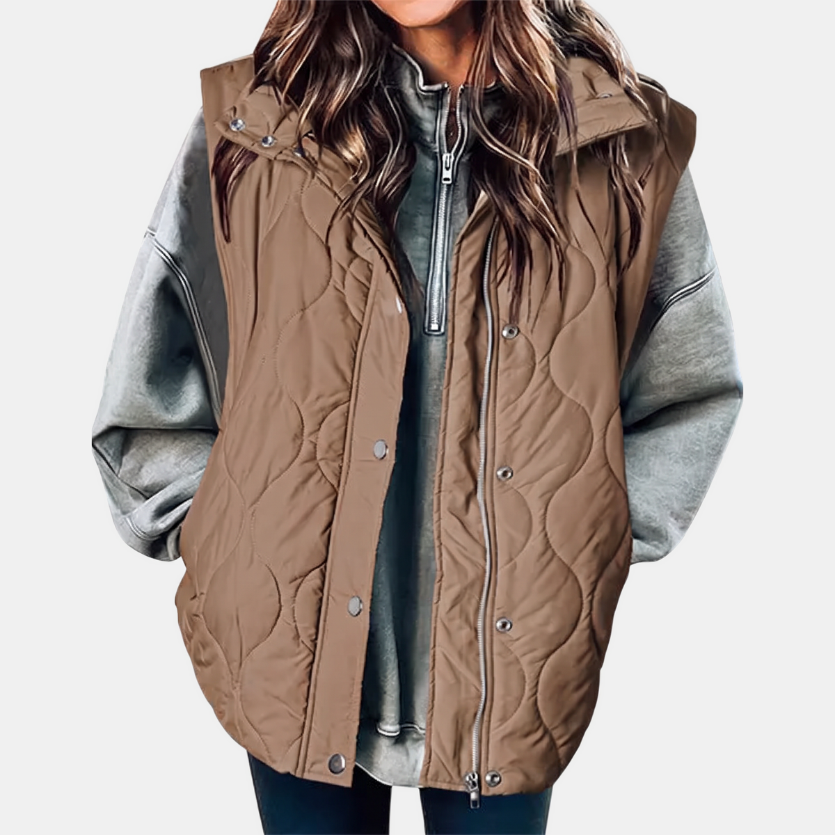 Hailey | Hooded Puffer Gilet