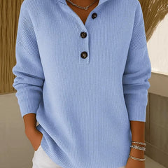 Florence | V Neck Polo Jumper