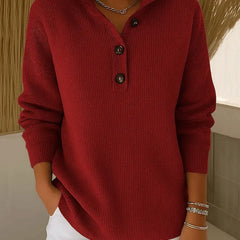 Florence | V-Neck Polo Jumper