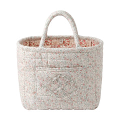 Rosalie | Pink Ditsy Quilted Tote Bag