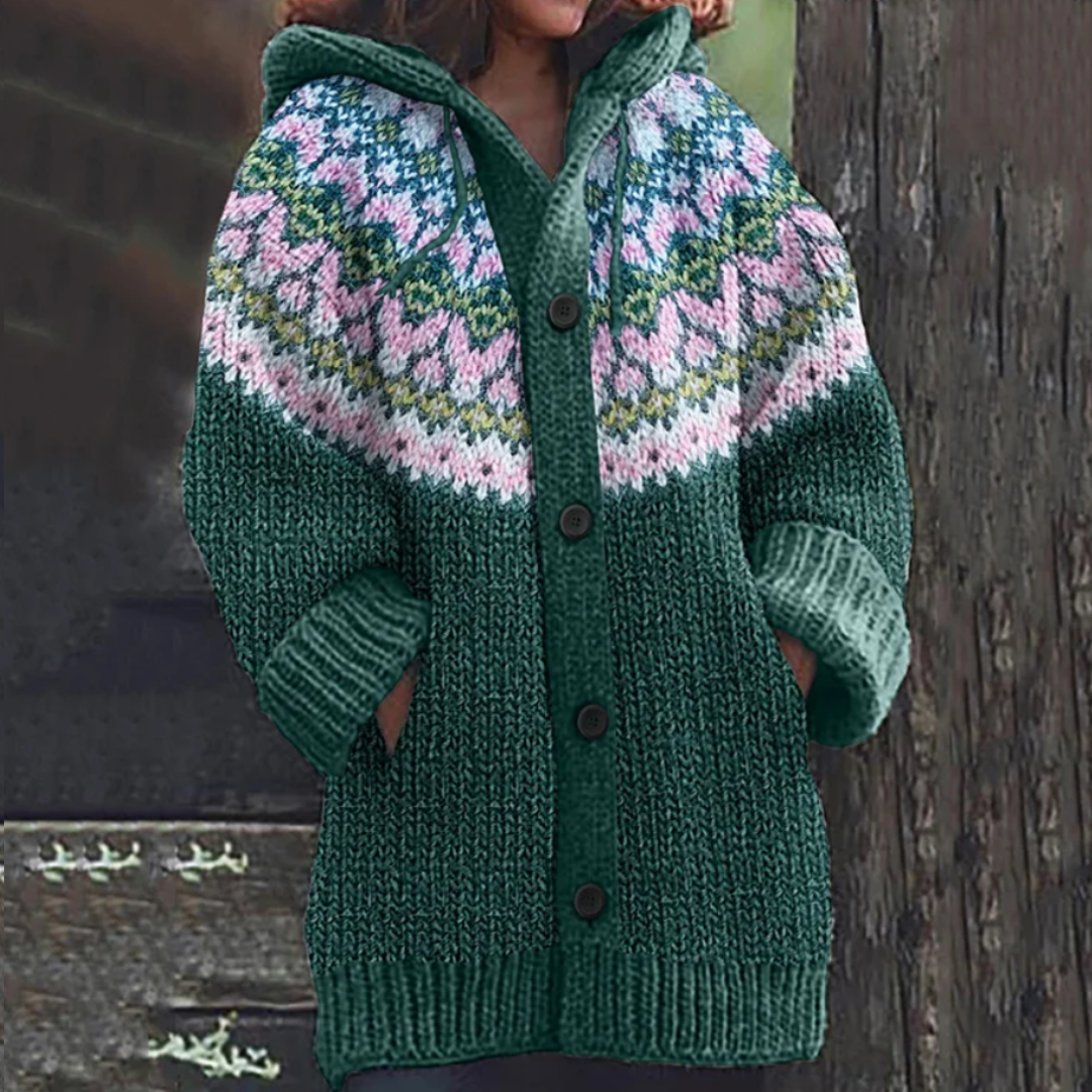 Jessica | Textured Open-Knit Cardigan