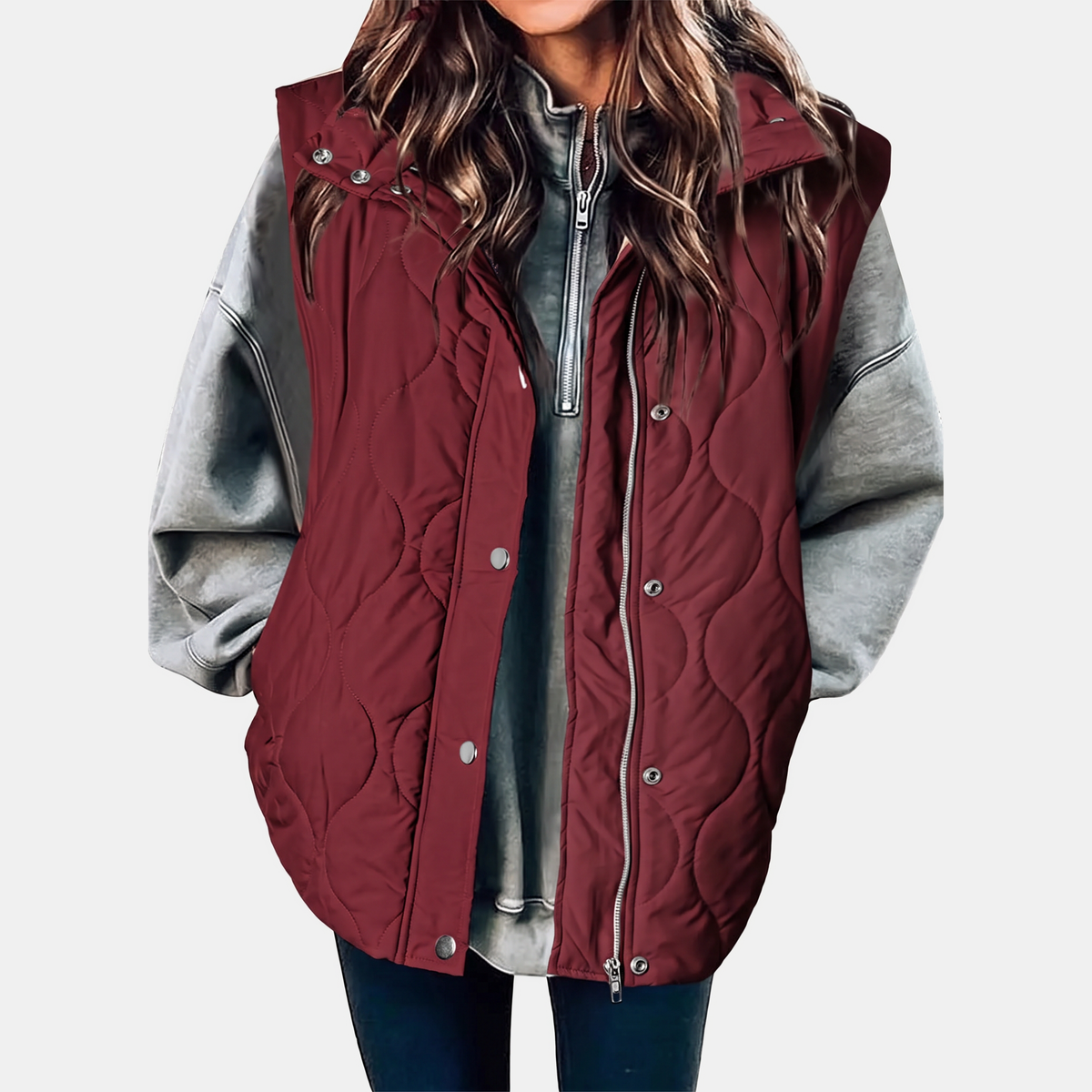 Hailey | Hooded Puffer Gilet
