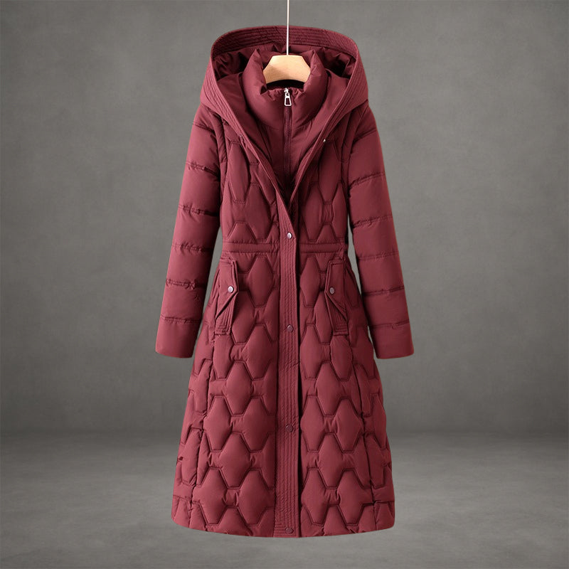 Mollie | Elegant Long Hooded Coat