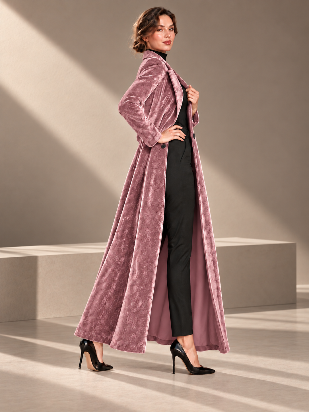 Beatrice | Elegant Tailored Long Coat