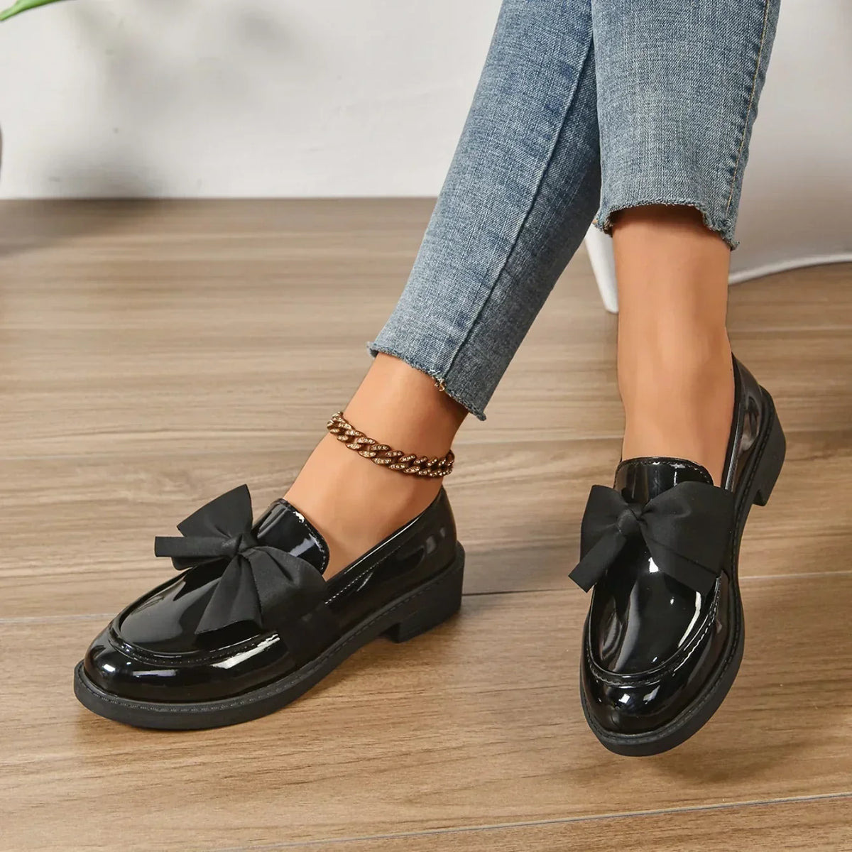 Kelis | Leather-Look Loafers