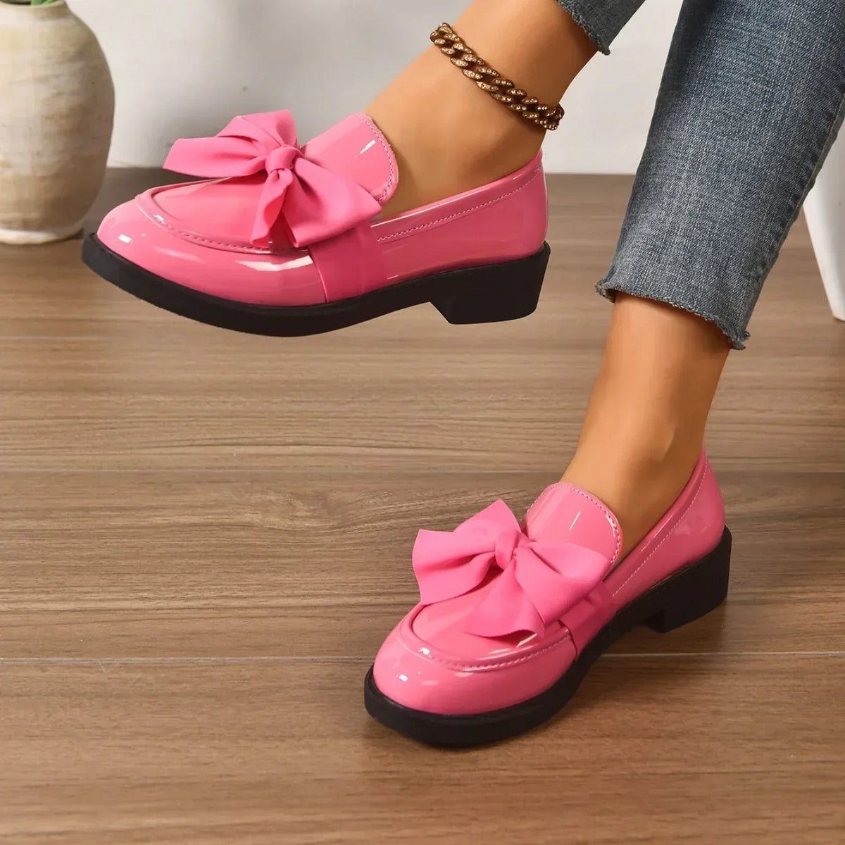 Kelis | Leather-Look Loafers
