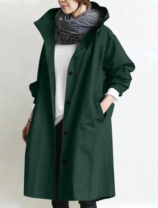 Arabella | Hooded Longline Trench Coat