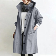 Arabella | Hooded Longline Trench Coat