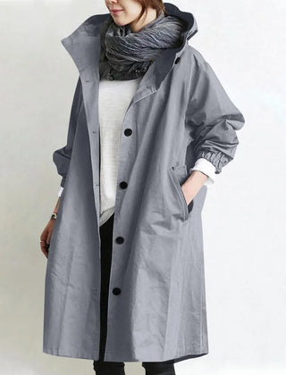 Arabella | Hooded Longline Trench Coat