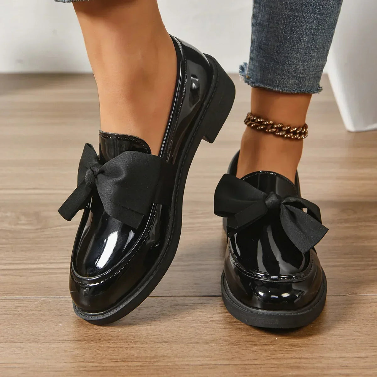 Kelis | Leather-Look Loafers