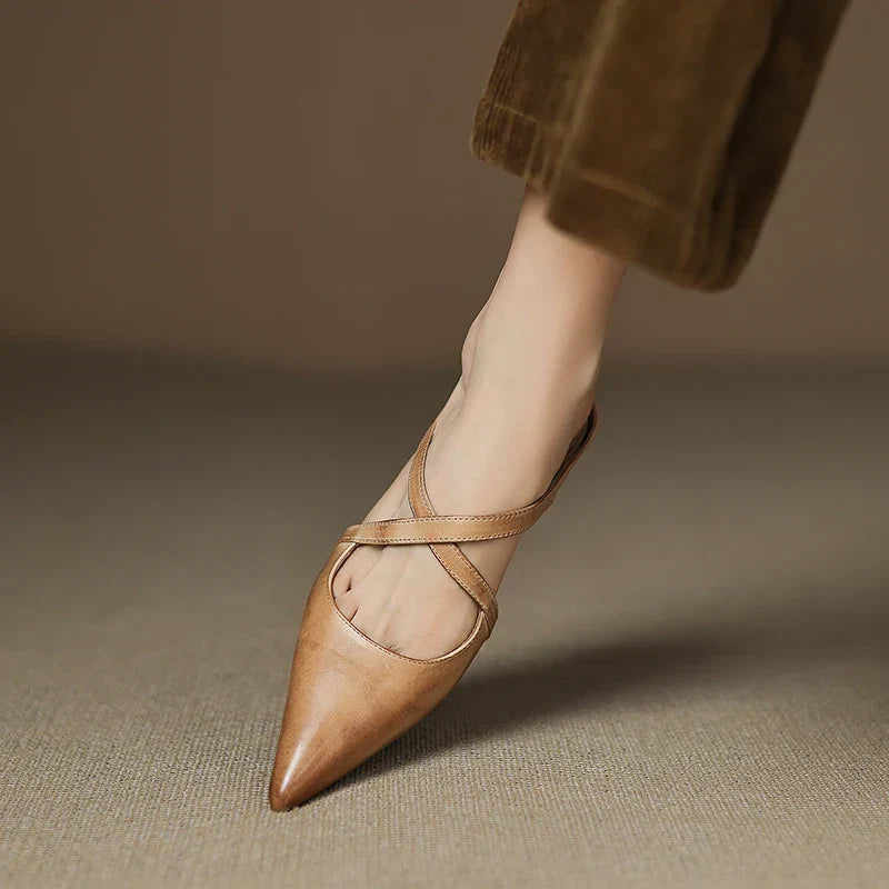 Aluna | Genuine Leather Mules