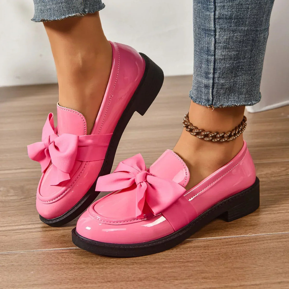 Kelis | Leather-Look Loafers