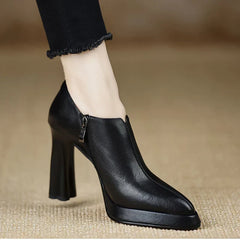 Anita | Leather-Look Heels