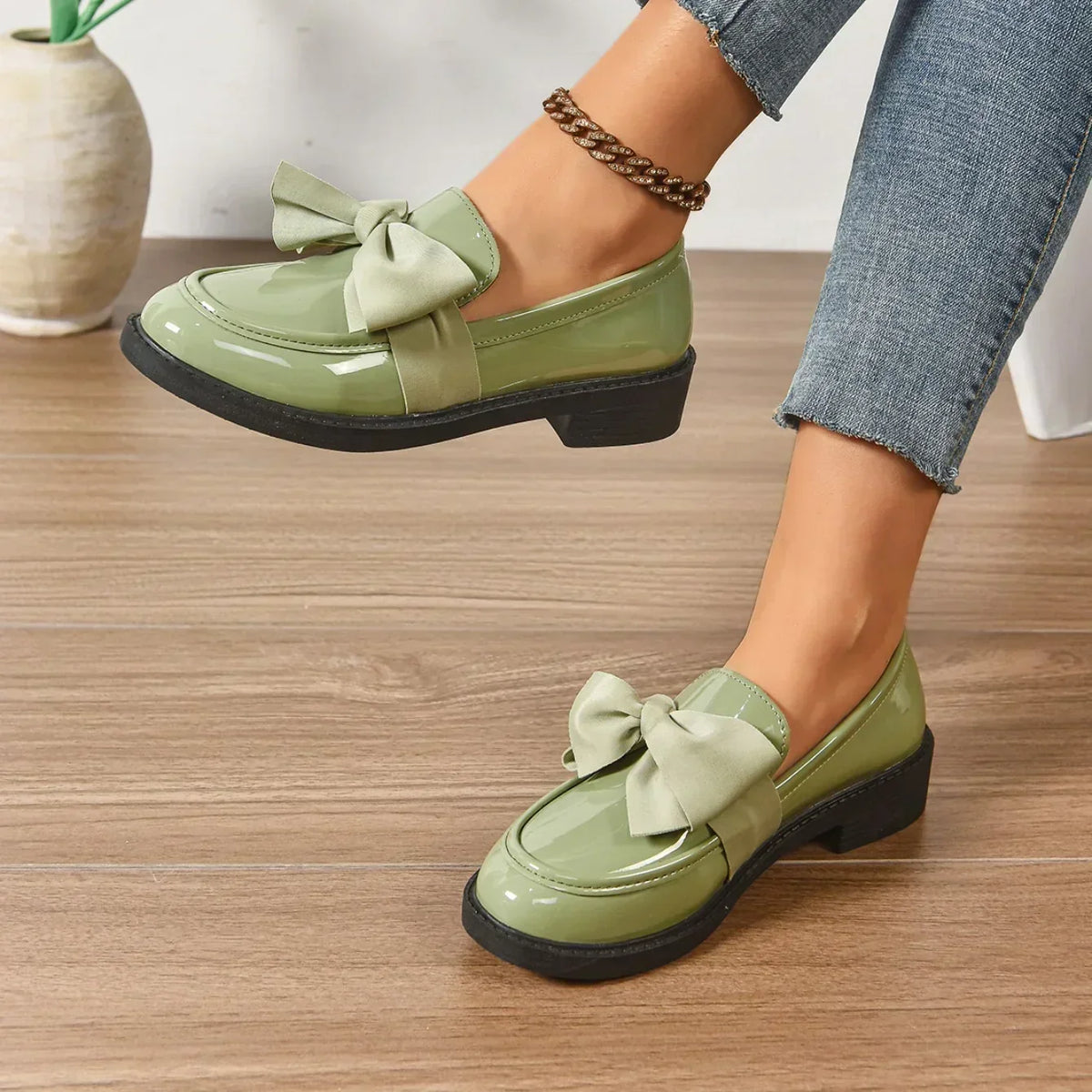 Kelis | Leather-Look Loafers