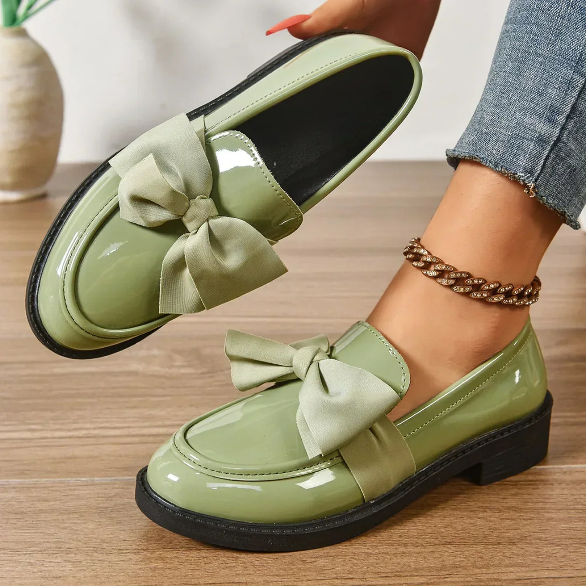 Kelis | Leather-Look Loafers