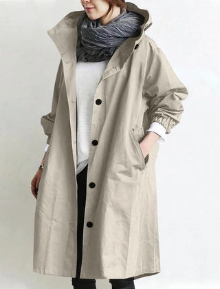 Arabella | Hooded Longline Trench Coat