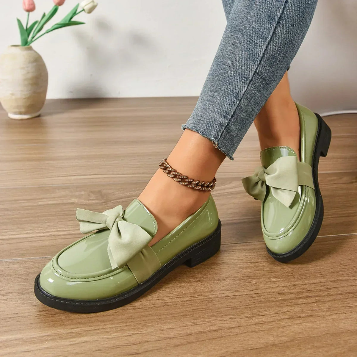 Kelis | Leather-Look Loafers