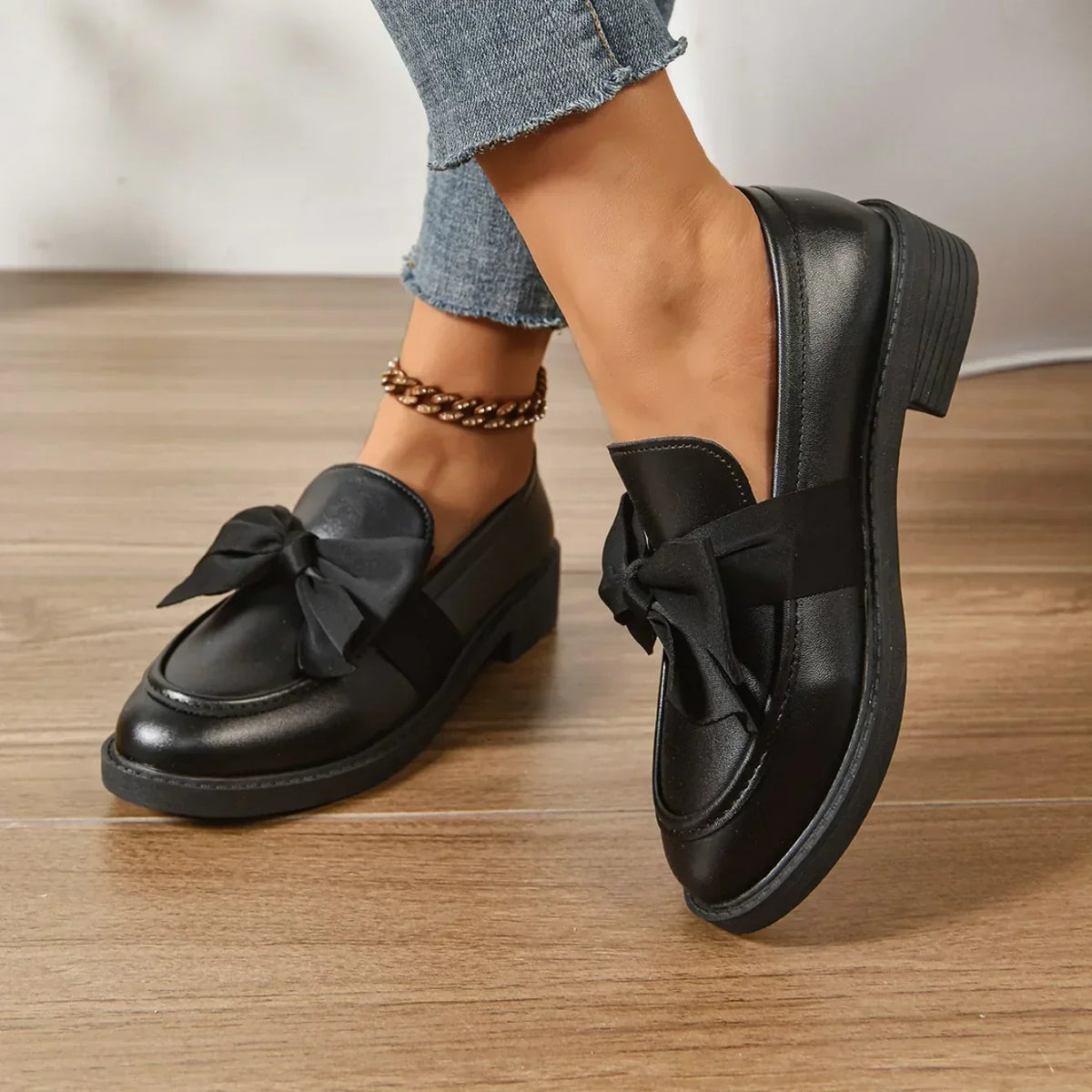 Kelis | Leather-Look Loafers