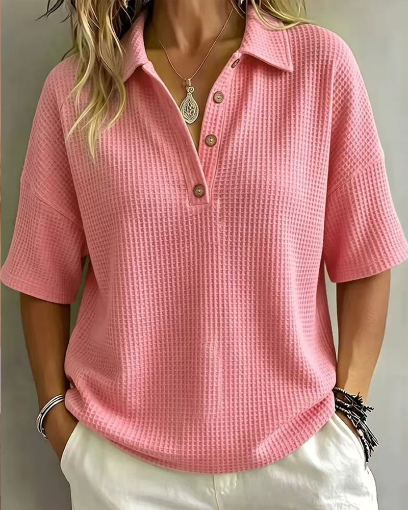 Maddison | Relaxed Polo Top