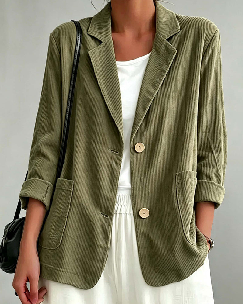Greta | Relaxed Button Jacket