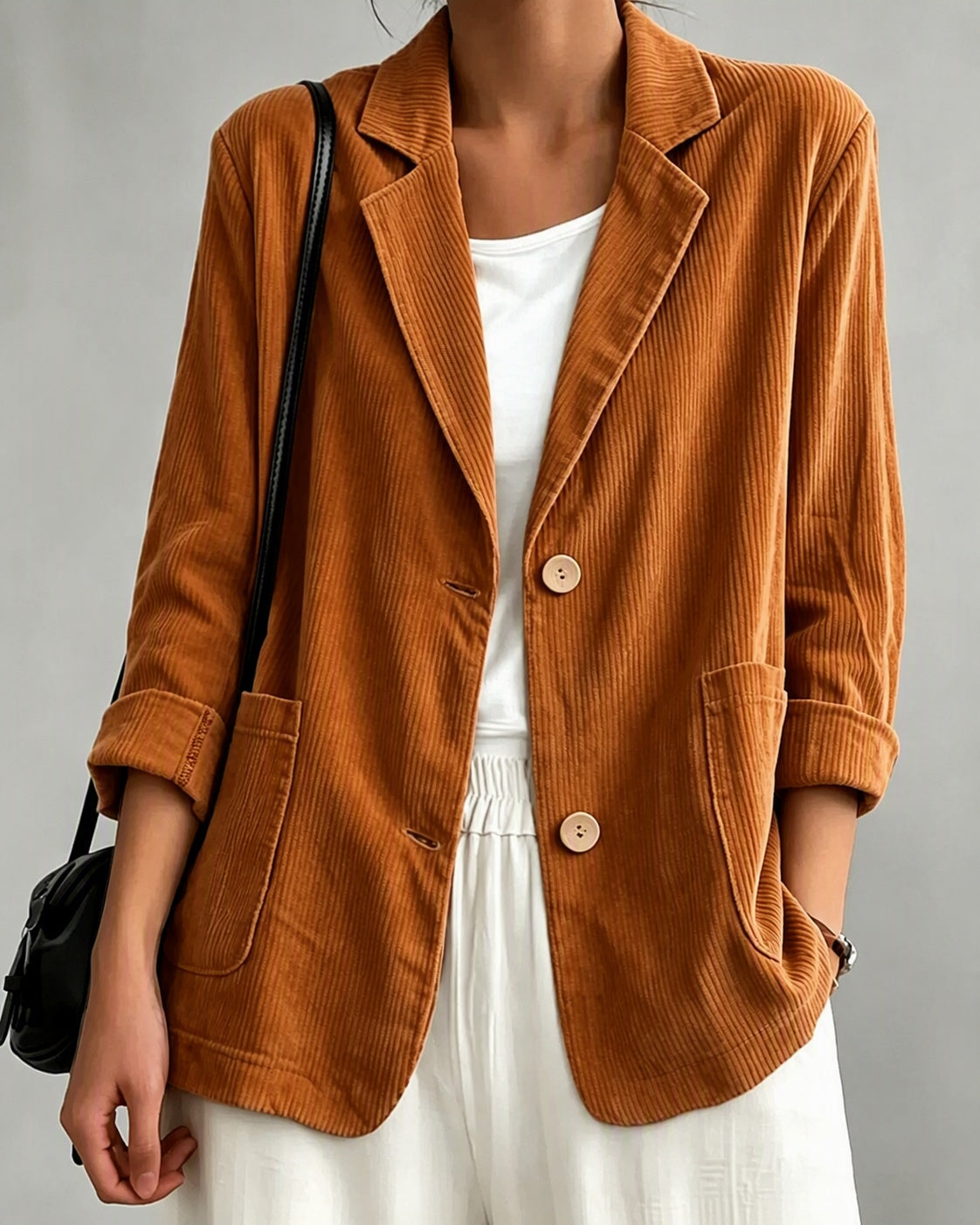 Greta | Relaxed Button Jacket