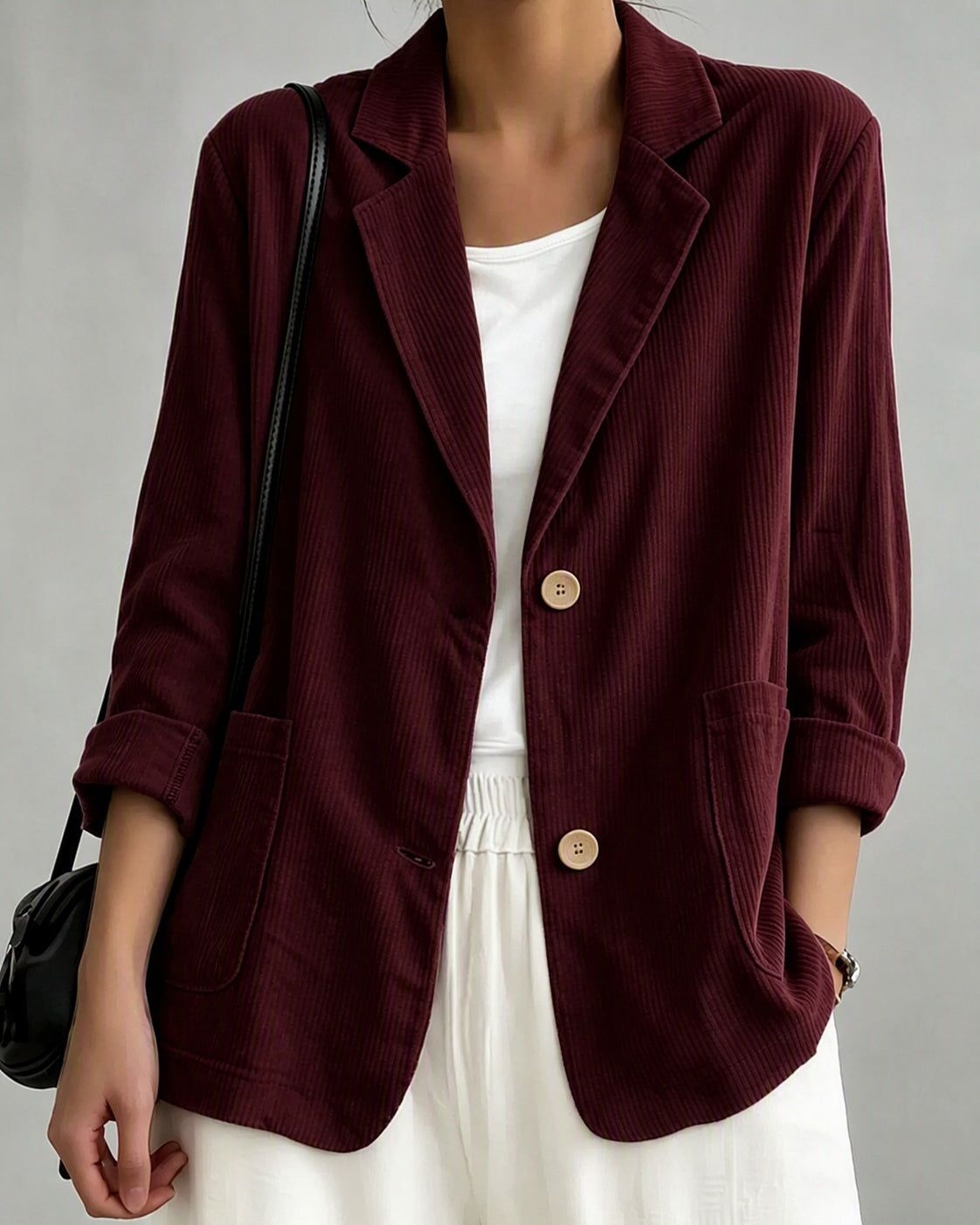 Greta | Relaxed Button Jacket