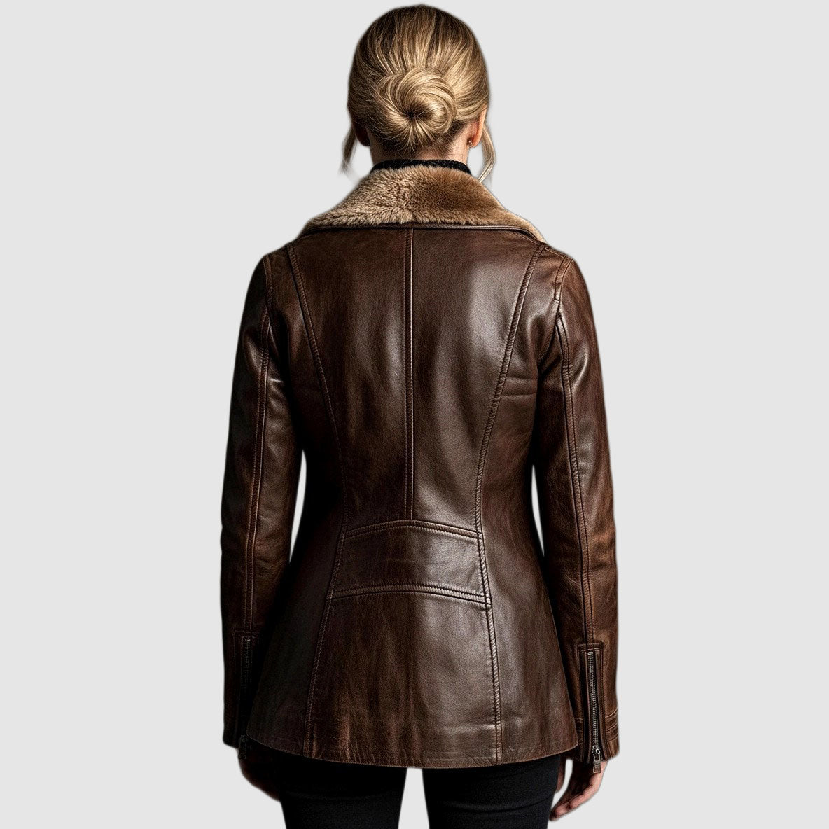 Samara | Jacket with Cosy Collar and Zip Front
