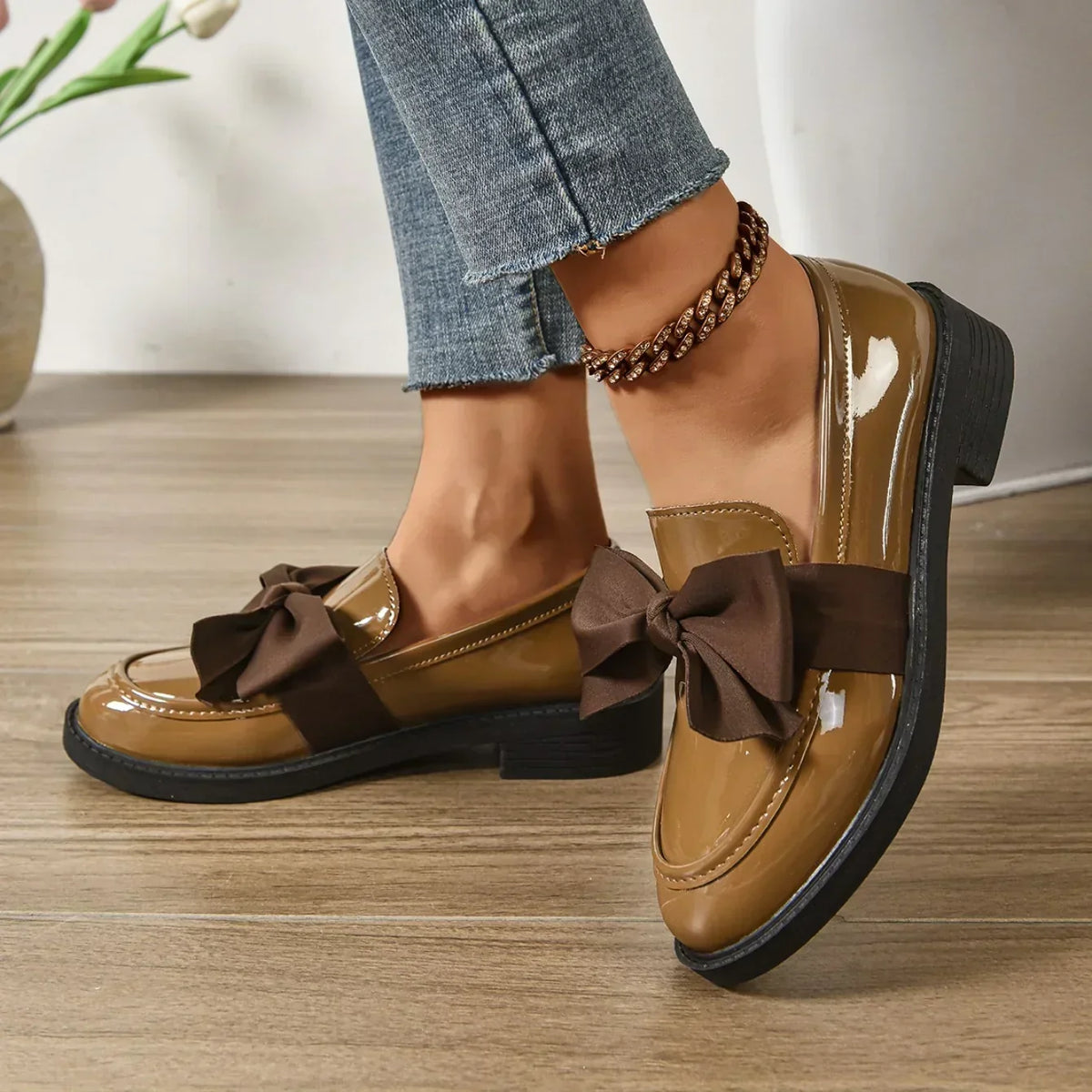 Kelis | Leather-Look Loafers