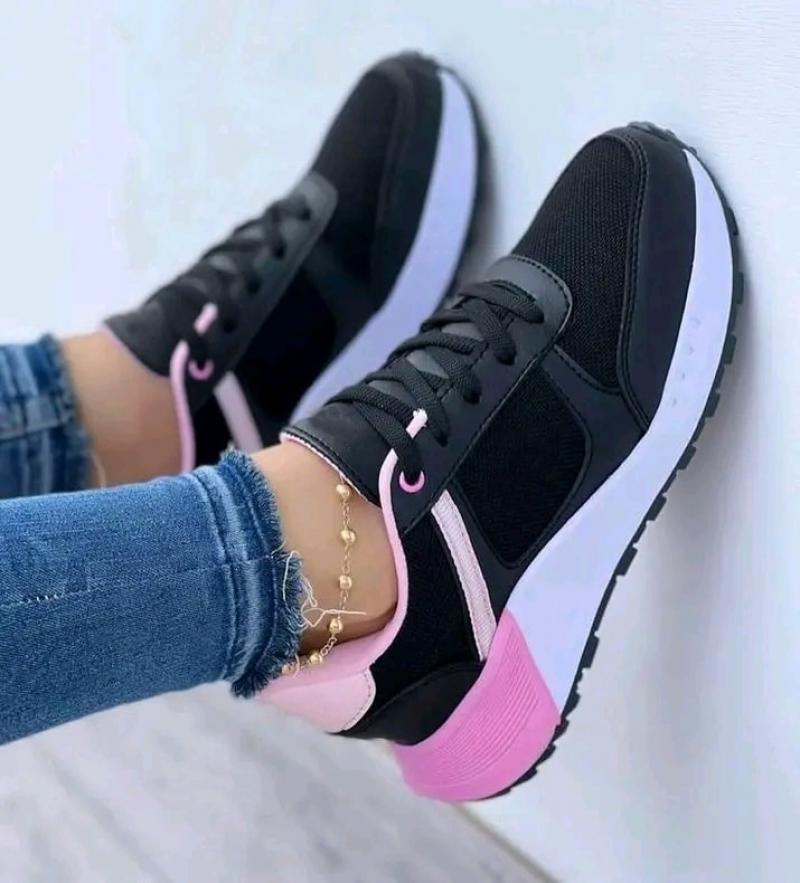 Lily | Casual Lace-Up Vulcanised Orthopaedic Trainers